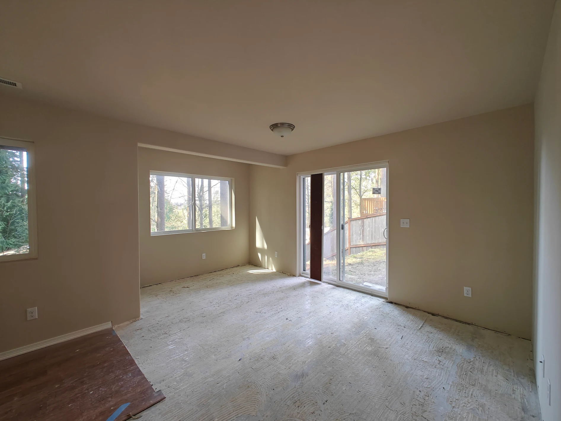 Mudroom after — finished, painted, paint-ready